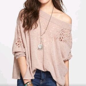 Free People Ballet Pointelle-Knit Sweater